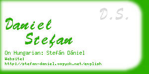 daniel stefan business card